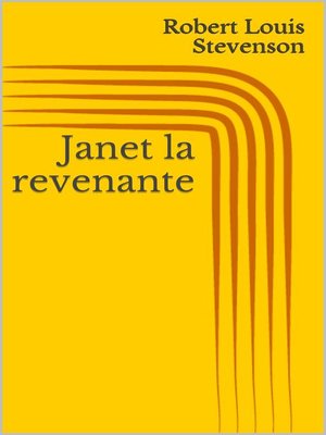 cover image of Janet la revenante